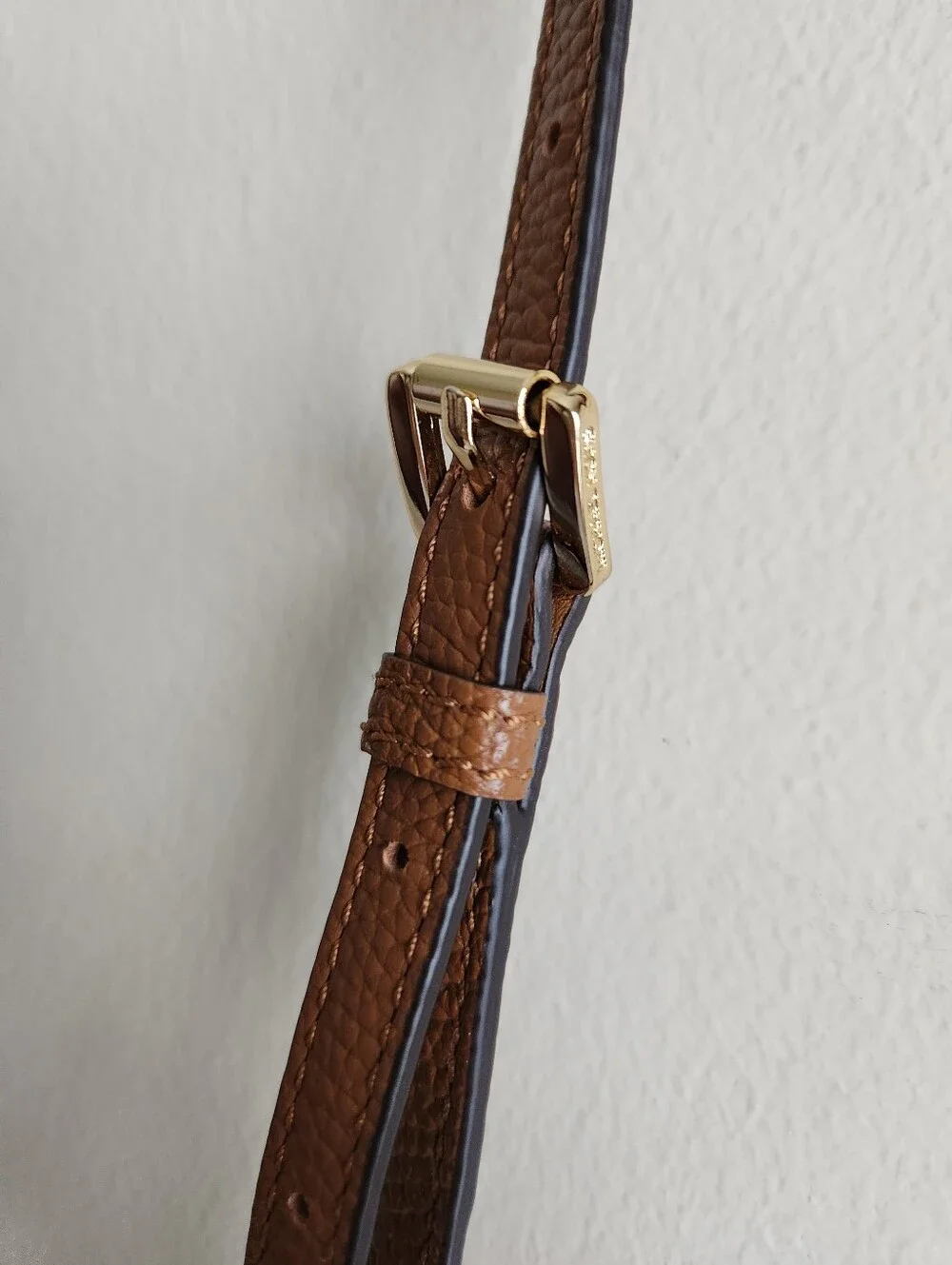 Michael Kors Mercer  Snap Button Pebble Leather  Crossbody Wallet